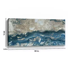 Blue Passage Canvas Art Print