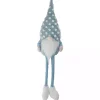 Blue Polka Dotted Gnome Shelf Sitter