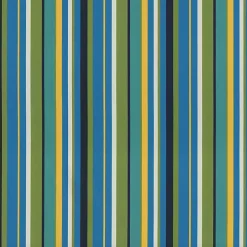 Blue Topanga Striped Outdoor Chair Cushion