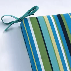 Blue Topanga Striped Outdoor Chair Cushion