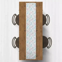 Blue Watercolor Rabbit Table Runner, 72 in.