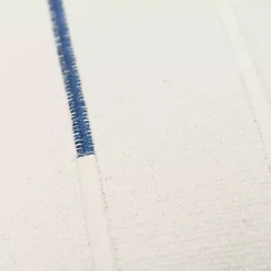 Blue Woven Lines Throw Pillow