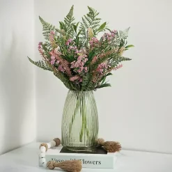 Blush Berry and Leaf Stems, Set of 6