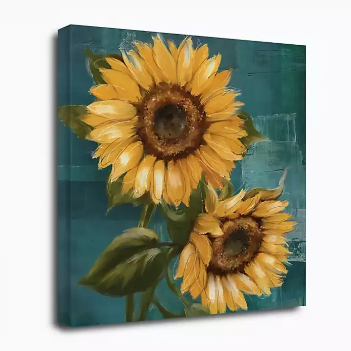 Bold Sunflowers Canvas Art Print, 30x30 in.