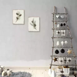 Botanical Pine Spruce Canvas Art Prints, Set of 2