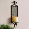 Bronze Rustic Glass Wall Sconce