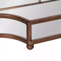 Bronze Scalloped Reflective Tray