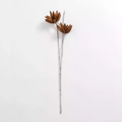 Brown Foam Flower Spray