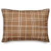 Brown Grid Indoor/Outdoor Lumbar Pillow