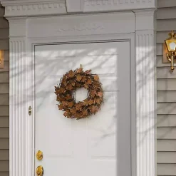 Brown Maple Leaves Wreath