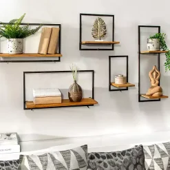 Brown Resin Namaste Female Yoga Figurine