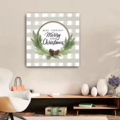 Buffalo Check Christmas Canvas Print, 30x30 in.