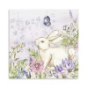 Bunny Butterfly Trail II Canvas Art Print