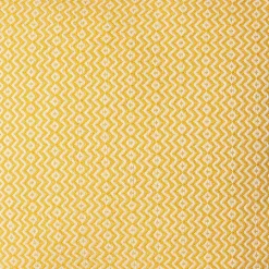 Buttercup Chevron Organic Cotton Throw Pillow