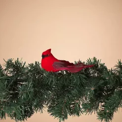 Cardinal Clip-On Christmas Ornaments, Set of 24