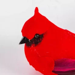 Cardinal Clip-On Christmas Ornaments, Set of 24