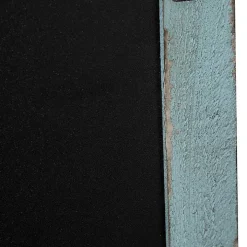 Cerulean Blue Distressed Blackboard Wall Plaque