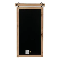 Cerulean Blue Distressed Blackboard Wall Plaque