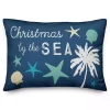 Christmas by the Sea Accent Pillow