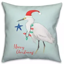 Christmas Crane Pillow