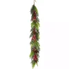 Christmas Joy Garland with Red Berries, 5 ft.
