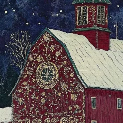 Christmas on the Homestead Canvas Art Print