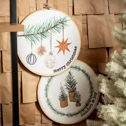 Christmas Pine Loom Wall Plaques