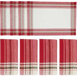 Christmas Plaid 8-pc. Placemat & Napkin Set