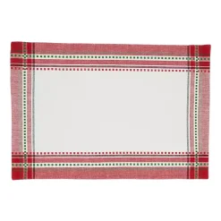 Christmas Plaid 8-pc. Placemat & Napkin Set
