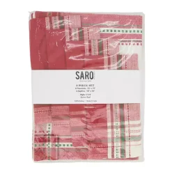 Christmas Plaid 8-pc. Placemat & Napkin Set