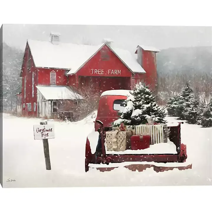 Christmas Tree Farm Canvas Art Print