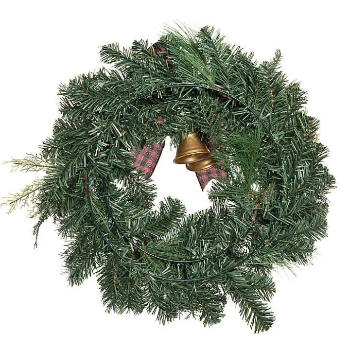 Christmas Wreath with Bells & Bow