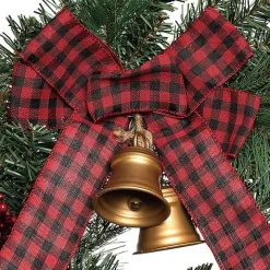 Christmas Wreath with Bells & Bow
