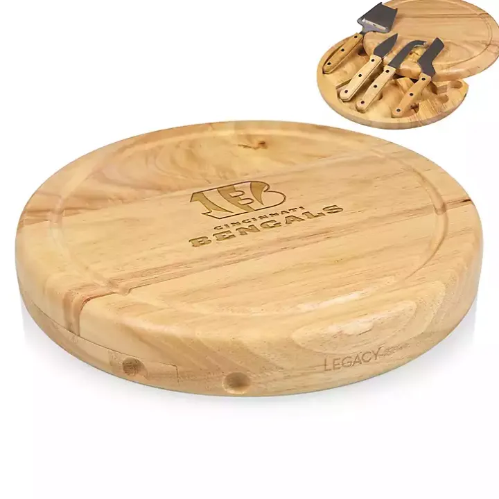 Cincinnati Bengals Cheese Board and Tool Set