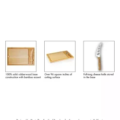 Cincinnati Bengals Cutting Board & Knife Set