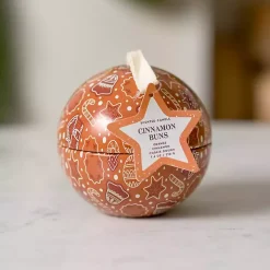 Cinnamon Buns Tin Candle Ornament