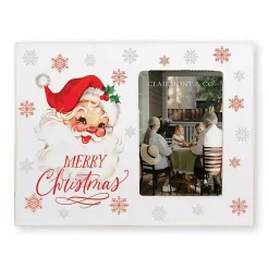 Classic Santa Merry Christmas Picture Frame, 4x6