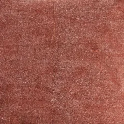 Clay Stitched Flange Velvet Throw Pillow