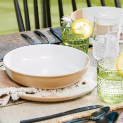 Clear Beaded Highball Glass