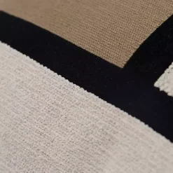 Colorblock Accent Throw Pillow