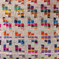 Colorful Geometric Handwoven Throw Pillow