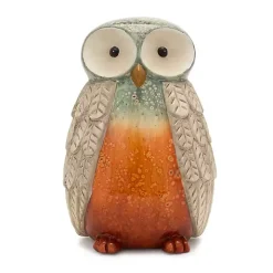 Colorful Owl Figurines, Set of 2
