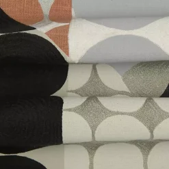 Contemporary Geometric Dots Throw Pillow