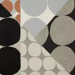 Contemporary Geometric Dots Throw Pillow