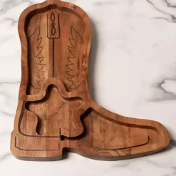 Cowboy Boot Chips & Dip Serving Platter