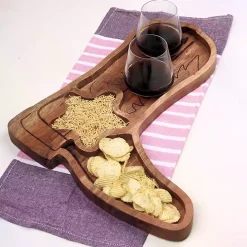 Cowboy Boot Chips & Dip Serving Platter