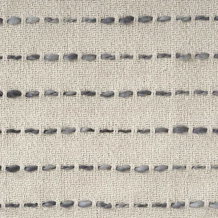 Cream & Navy Ombre Dash Throw Pillow