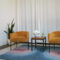 Cream Hydrangea Arrangement in Cement Planter