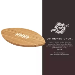 Dallas Cowboys Bamboo Football Cutting Board