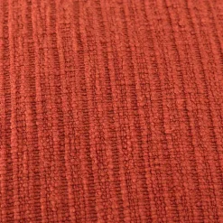 Dark Orange Subtle Striped Oversized Pillow